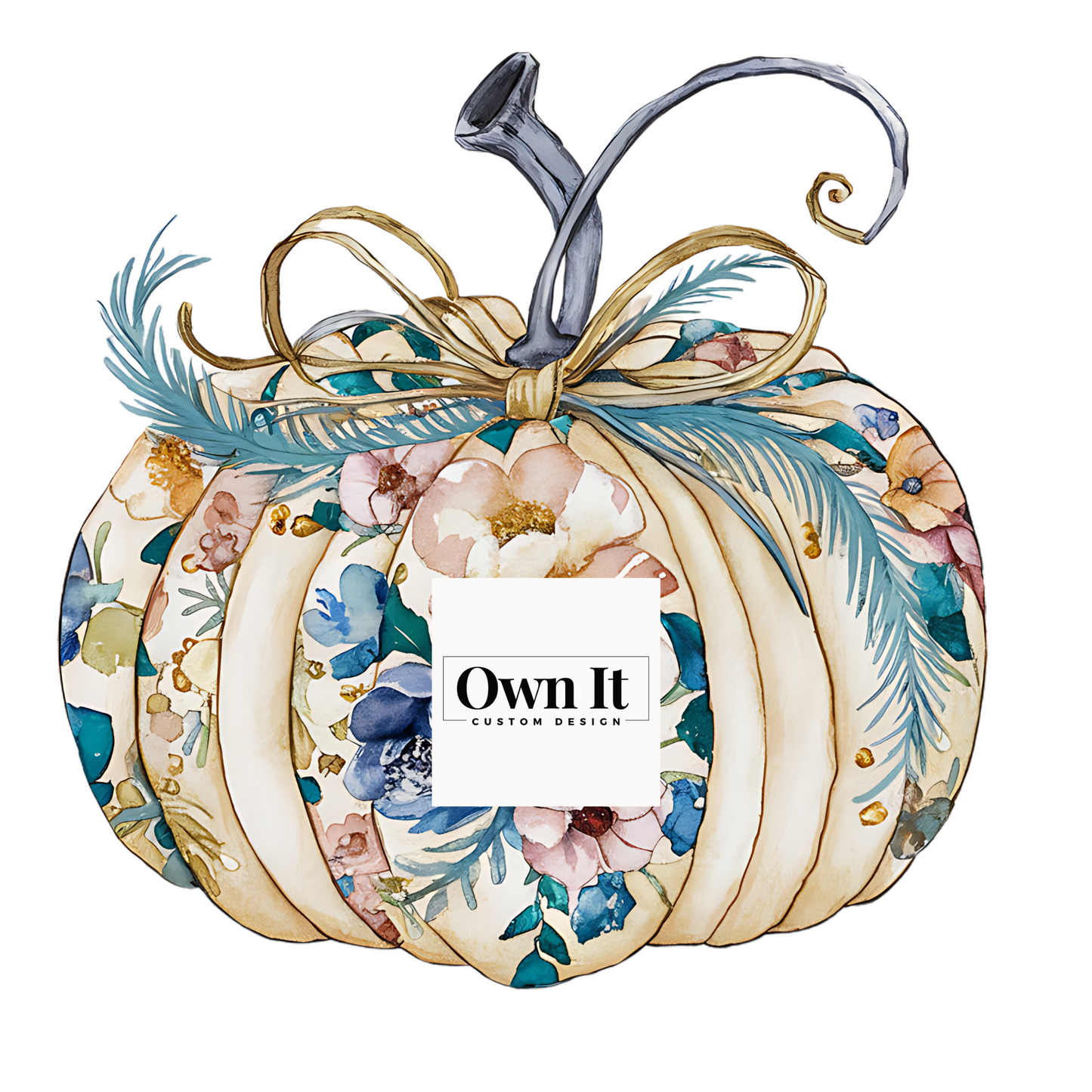 Floral Pumpkin