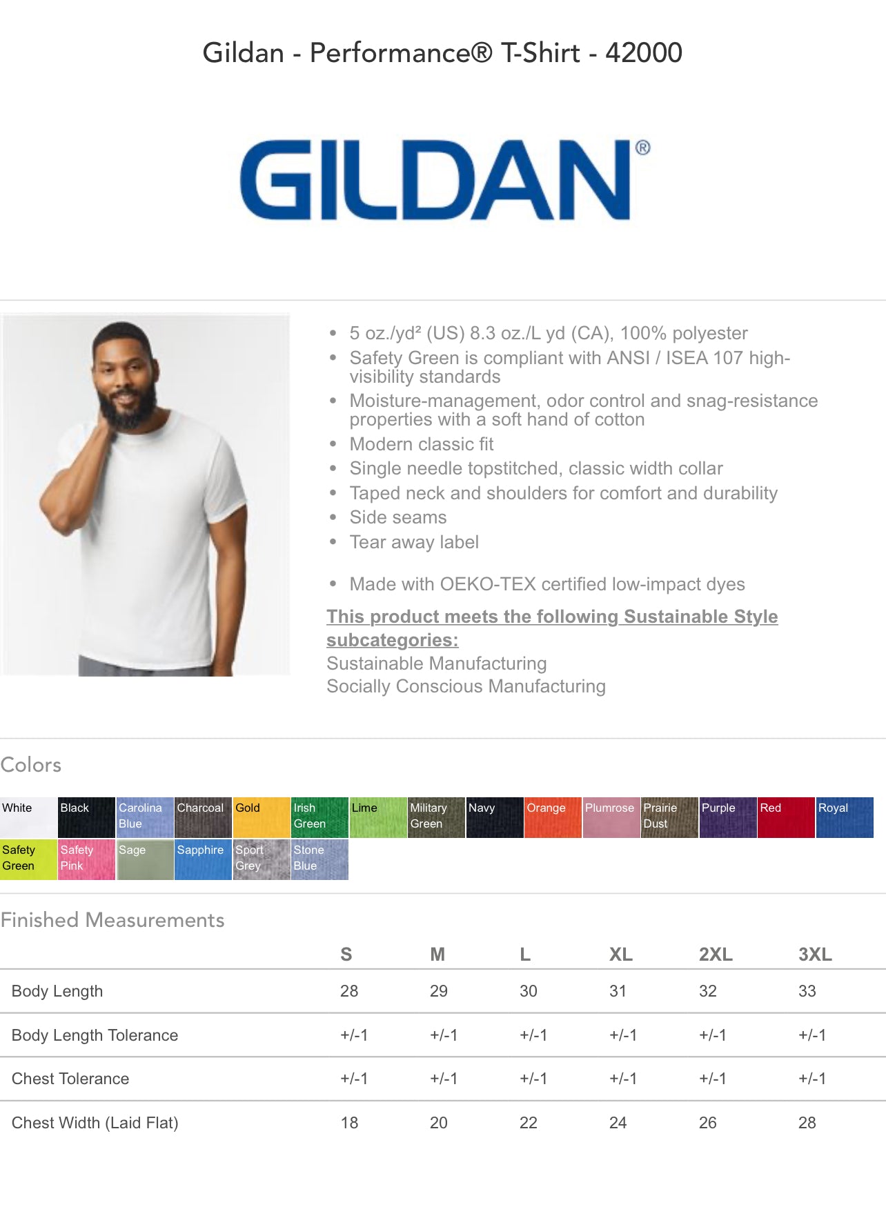 Gildan Preformance - 42000